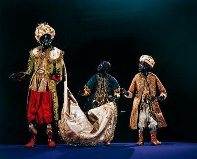 Mages, de la crèche de Noël et arbre - Neapolitan School