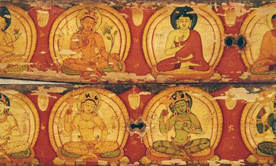 Quatre divinités - Nepalese School