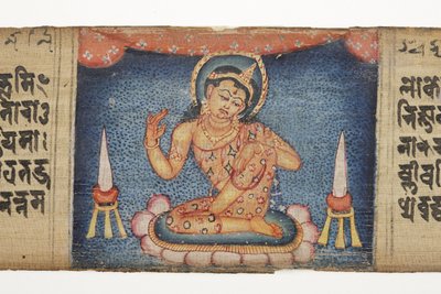 Bodhisattva assis, du Gandavyuha - Nepalese School