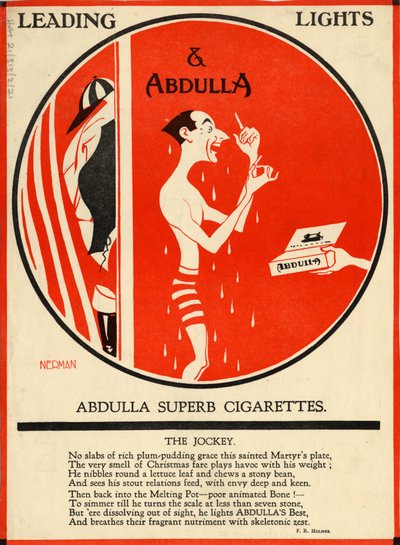 Cigarettes Abdulla, années 1920 - Nerman