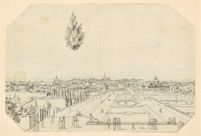 Vue de Vienne depuis le Belvédère - Leopold Blonder