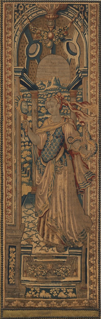Les quatre vertus cardinales : Prudence - Netherlandish 16th Century