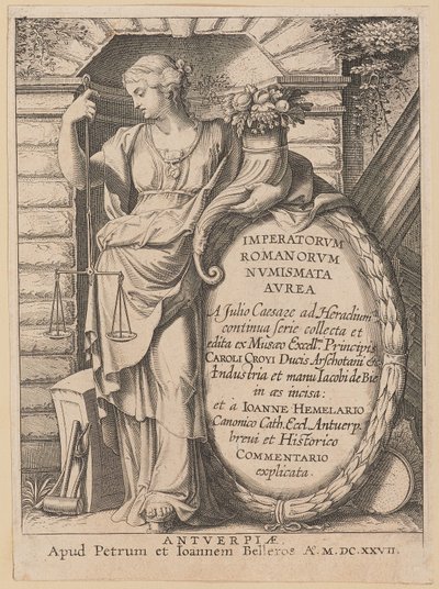 Page de titre pour Imperatorvm Romanorvm Nvmismata Avrea - Netherlandish 17th Century after Sir Peter Paul Rubens