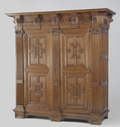 Placard avec colonnes ioniques - Netherlandish School