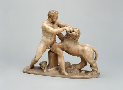 Hercule luttant contre le Lion de Némée - Netherlandish School