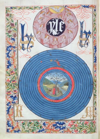 Ms 324 f.13 v. Colombe Sainte et Matière, des Métamorphoses d