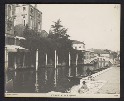 Rio dei Ognissanti à Venise - Neue Photographische Gesellschaft