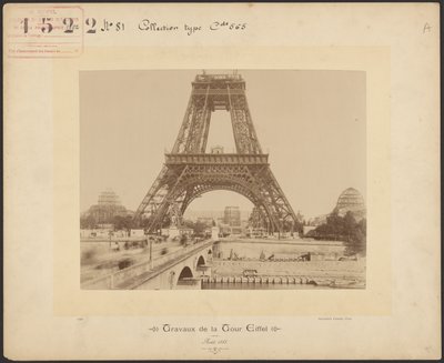 Travaux de la Tour Eiffel - Neurdein freres