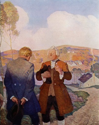 Illustration pour Kidnapped par Robert Louis Stevenson - Newell Convers (after) Wyeth