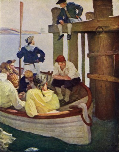 Illustration pour Kidnapped par Robert Louis Stevenson - Newell Convers (after) Wyeth