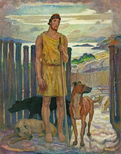 Eumée, le porcher - Newell Convers Wyeth