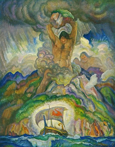 Polyphème, le Cyclope - Newell Convers Wyeth