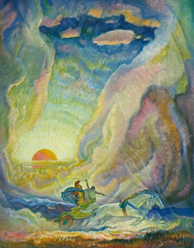 Télémaque dans le char de Nestor - Newell Convers Wyeth