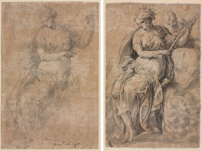 Figure allégorique (recto et verso) - Niccolo dell