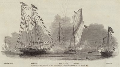 Réception de Sa Majesté par le Royal Yacht Squadron - Nicholas Matthews Condy