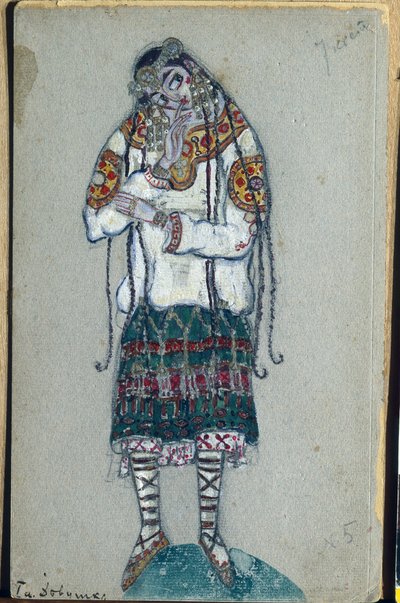 La jeune fille, costume pour le ballet "Le Sacre du printemps" d
