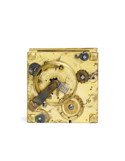 Horloge de table horizontale gravée d