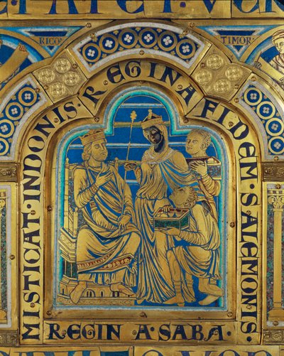 Le roi Salomon et la reine de Saba ... - Nicholas of Verdun