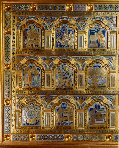 Autel de Verdun en or et émail par Nicolas de Verdun (ca.1130/50-1205) : scènes de l