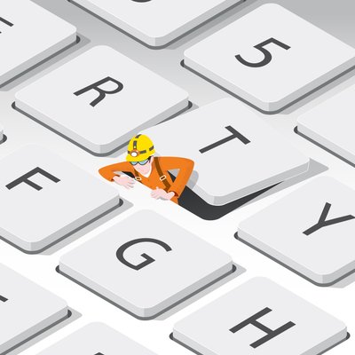 Le nettoyeur de clavier, 2023 (numérique) - Nick Diggory