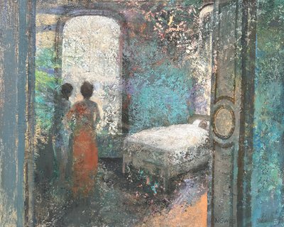Maison des esprits, 2023-23 (huile sur panneau) - Nick Williams