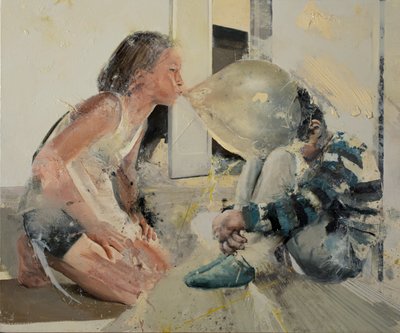 Enfant accroupi II - Nicola Pucci