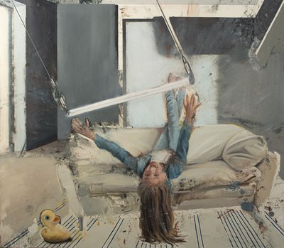 Fille avec un trapèze - Nicola Pucci