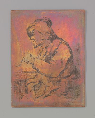 Homme avec pipe - Nicolaas Gerhard van Huffel