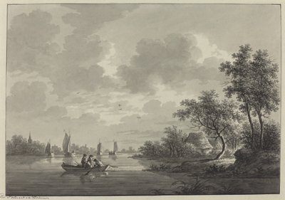 Ameide sur la rivière Lek - Nicolaas Wicart