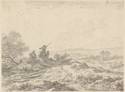 Paysage de dunes avec bergers - Nicolaes Berchem