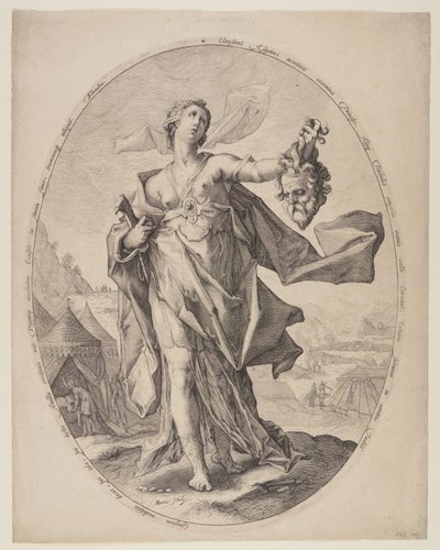 Judith avec la tête d
