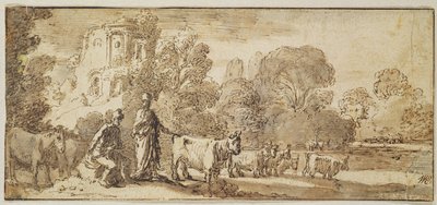 Mercure et Argus avec un troupeau de bovins - Nicolaes Cornelisz Moeyaert
