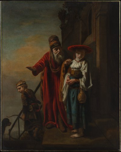Abraham rejette Agar et Ismaël - Nicolaes Maes