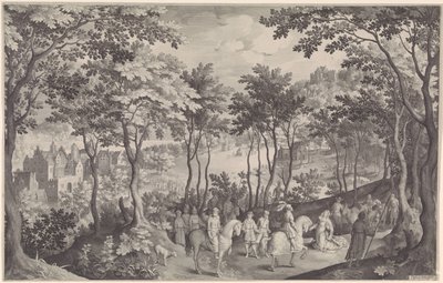 David et Abigaïl - Nicolaes de Bruyn