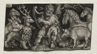 Orphée charmant les animaux - Nicolaes de Bruyn
