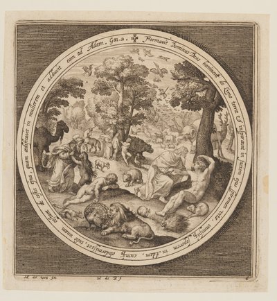 Sixième jour : La création des animaux, Adam et Eve, de la création à l
