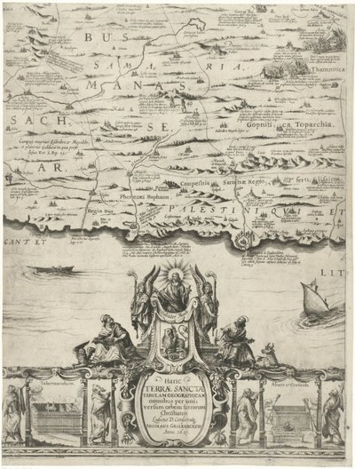 Carte de Palestine - Nicolaes van Geelkercken