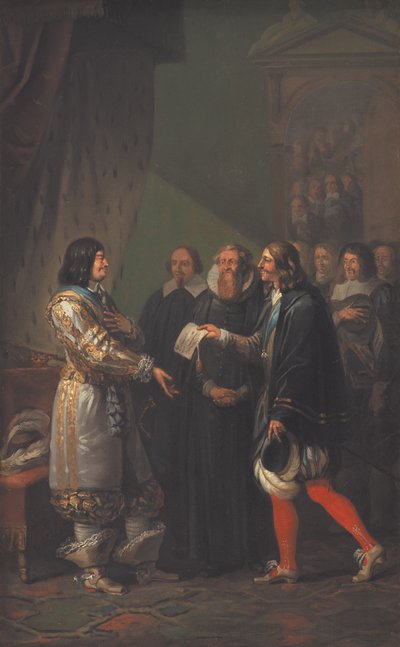 Monarchie absolue assignée à Frédéric III en 1660 - Nicolai Abildgaard
