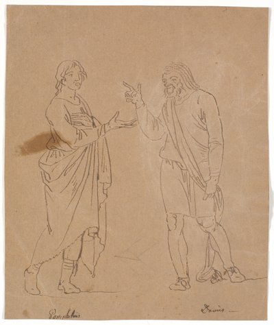 Pamphilus et Davus en conversation - Nicolai Abildgaard