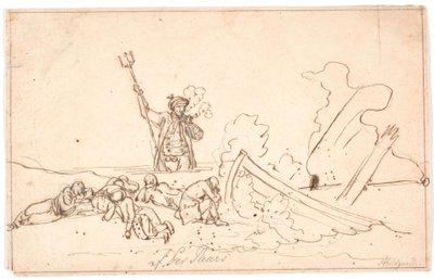 Le naufrage sur Anholt - Nicolai Abildgaard