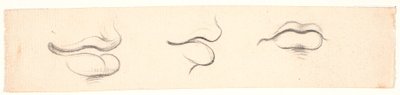 Trois études de bouches - Nicolai Abildgaard