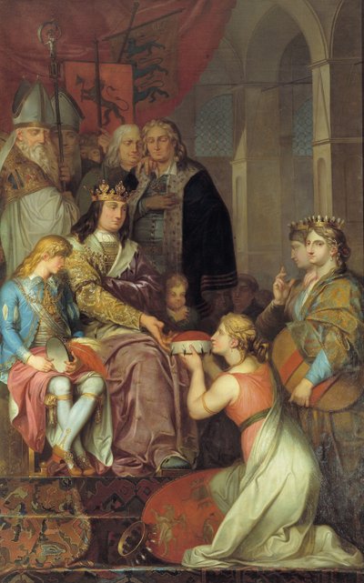 Christian Ier proclamant le Holstein un duché en 1474, 1780 - Nicolai Abraham Abildgaard