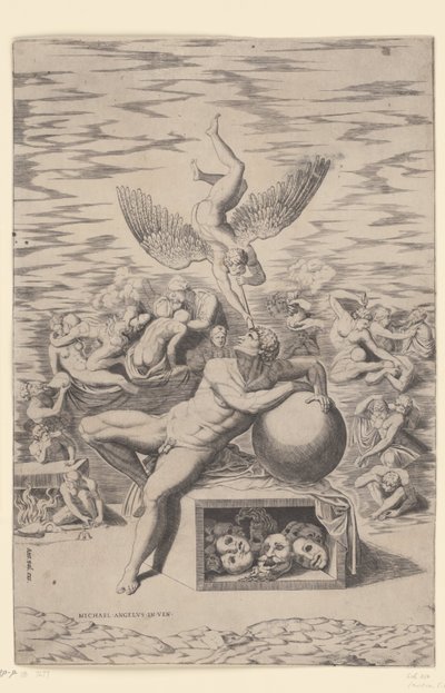 Le rêve - Nicolas Beatrizet (attributed to)