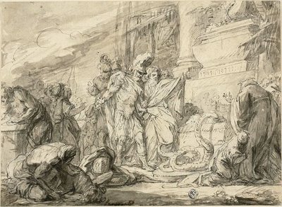 Énée au tombeau d
