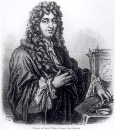 Christian Huyghens (1629-95) (gravé par Edouard Garnier) - Nicolas Etienne Edelinck