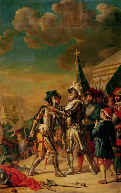 Henri II (1519-59) remettant la chaîne de l
