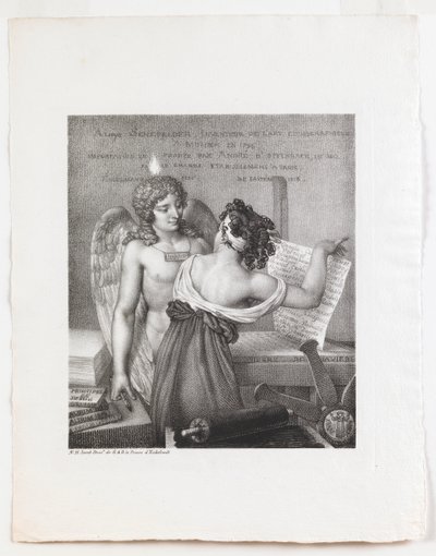 Le Génie de la Lithographie - Nicolas Henri Jacob