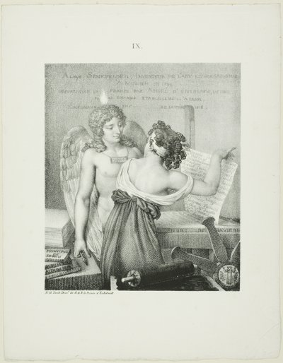 Le Génie de la lithographie, d
