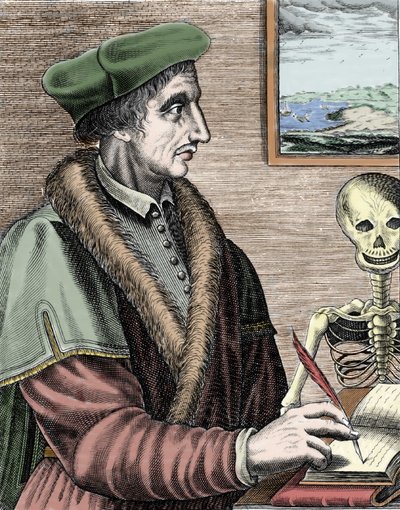 Jean Fernel (1497-1558), astronome, mathématicien et médecin français. - Nicolas II de Larmessin