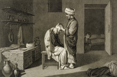 Le Barbier, du Volume II Arts et Métiers de 